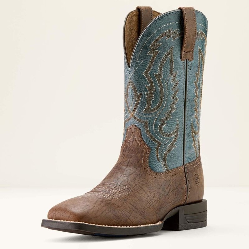 Ariat® (Men's 12 D) Steadfast™ Western Cowboy Boot, Dusk/Baby Blue Eyes - $250